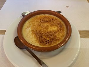 Vegan Crema Catalana 😋  at Vegetalia - Sant Antoni  in Barcelona