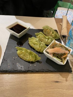 Gyozas  at Vegetalia - Sant Antoni  in Barcelona