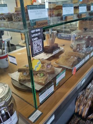 cakes at Grounds Café Hicks Lodge in Swadlincote