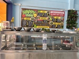 Happy menu  at Happy Vegan in Bangkok