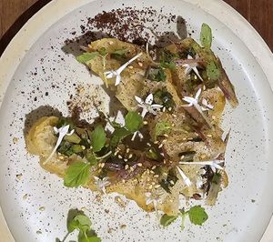 When just piece of bread becomes so yummy at Komorebi Kitchen in Kyoto