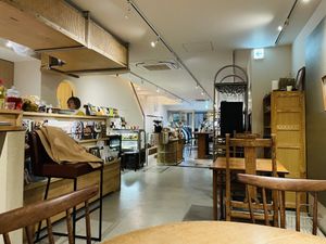 Inside  at Komorebi Kitchen in Kyoto