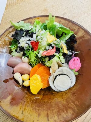 Salad - acidic   at Komorebi Kitchen in Kyoto