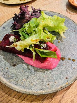 Beet gratin - salty  at Komorebi Kitchen in Kyoto