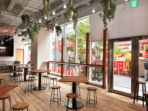 Pivot BASE's interior ① at Pivot BASE Cafe & Bar ＠Dotonbori in Osaka