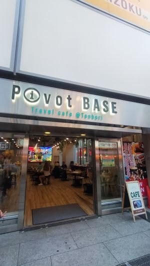 Exterior at Pivot BASE Cafe & Bar ＠Dotonbori in Osaka