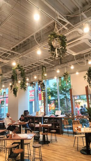 Interior at Pivot BASE Cafe & Bar ＠Dotonbori in Osaka