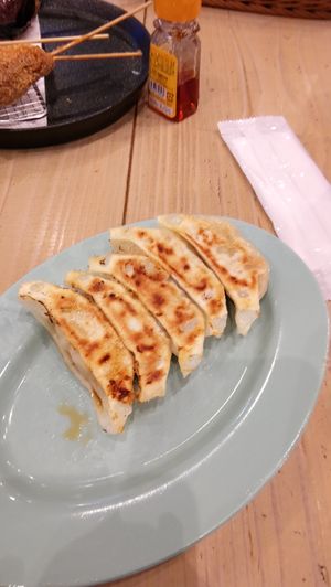 Gyoza at Pivot BASE Cafe & Bar ＠Dotonbori in Osaka