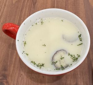 Soup (side dish).  at Pivot BASE Cafe & Bar ＠Dotonbori in Osaka