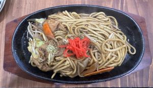 Yakisoba.  at Pivot BASE Cafe & Bar ＠Dotonbori in Osaka