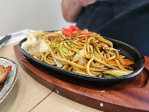 Yakisoba at Pivot BASE Cafe & Bar ＠Dotonbori in Osaka