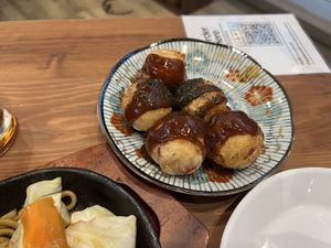 Takoyaki  at Pivot BASE Cafe & Bar ＠Dotonbori in Osaka