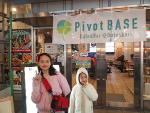Shop Front. at Pivot BASE Cafe & Bar ＠Dotonbori in Osaka