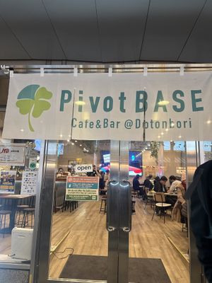   at Pivot BASE Cafe & Bar ＠Dotonbori in Osaka