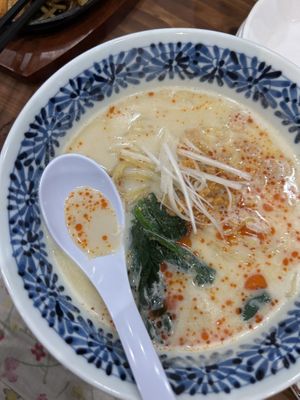 Tantan ramen  at Pivot BASE Cafe & Bar ＠Dotonbori in Osaka