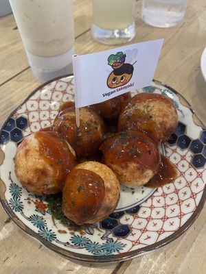 Takoyakii  at Pivot BASE Cafe & Bar ＠Dotonbori in Osaka