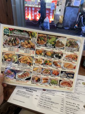 Menu (june,2025)  at Pivot BASE Cafe & Bar ＠Dotonbori in Osaka