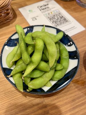 Edamame  at Pivot BASE Cafe & Bar ＠Dotonbori in Osaka