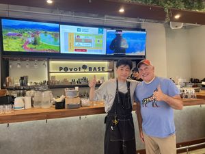   at Pivot BASE Cafe & Bar ＠Dotonbori in Osaka