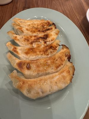 Gyoza 煎餃  at Pivot BASE Cafe & Bar ＠Dotonbori in Osaka