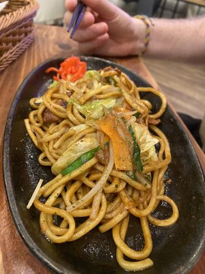 Yakisoba   at Pivot BASE Cafe & Bar ＠Dotonbori in Osaka