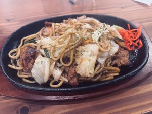 Yakisoba Noodles  at Pivot BASE Cafe & Bar ＠Dotonbori in Osaka