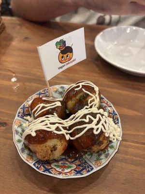 takoyaki  at Pivot BASE Cafe & Bar ＠Dotonbori in Osaka