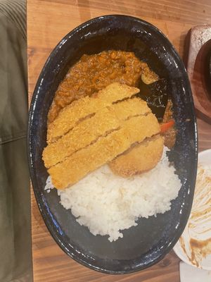 Katsu Curry   at Pivot BASE Cafe & Bar ＠Dotonbori in Osaka