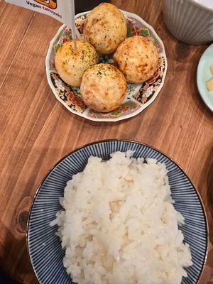 Takoyaki at Pivot BASE Cafe & Bar ＠Dotonbori in Osaka