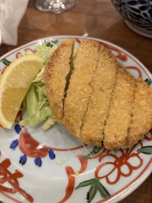 Chicken cutlets   at Pivot BASE Cafe & Bar ＠Dotonbori in Osaka