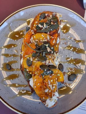 Kurbis Toast 😍💚 at Bakery Bakery  - Schaffhauserplatz in Zurich