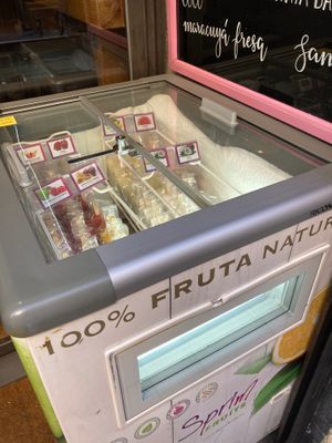 Vegan sorbets (only during summer) at La Cocina de mi Vecina in Madrid