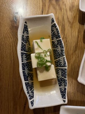 Steamed tofu  at Sakura  in Southampton
