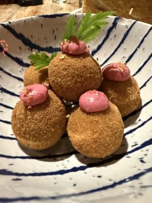 Olive ascolane invertite  at Birrificio CRAK in Padua