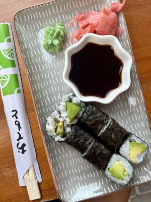 avo maki set  at Hoang Tofu in Bratislava