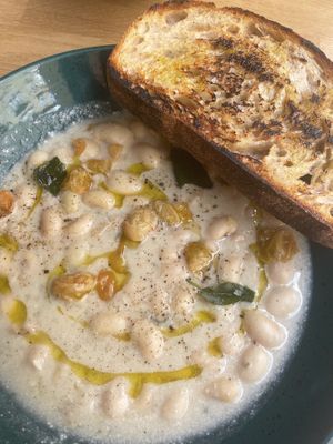 Butter beans   at Chef & Co in Prague