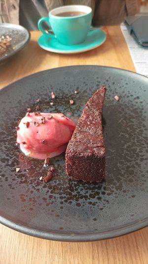 Brownie at Chef & Co in Prague