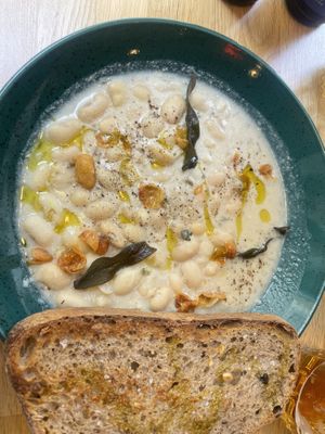 Butter beans   at Chef & Co in Prague