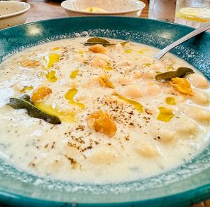 Butter beans  at Chef & Co in Prague