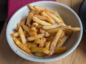 BBQ fermented fries at Chef & Co in Prague