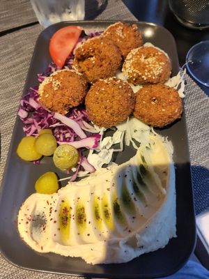 Falafel at Aladdin Cuisine in Stavanger