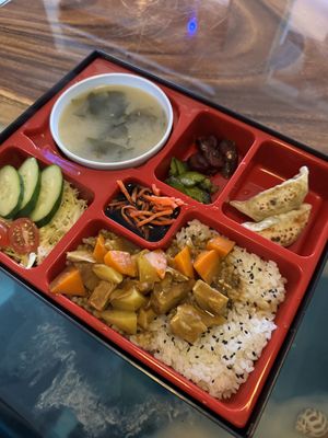 Curry bento box  at Moriya Izakaya in Central Singapore