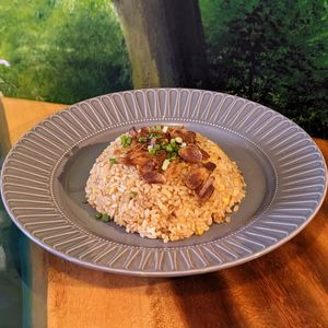 Vegan Garlic Fried Rice at Moriya Izakaya in Central Singapore