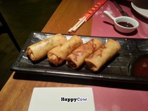 Spring rolls at Out of China in Barcelona