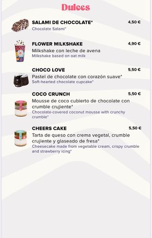  at Flower Burger in Madrid