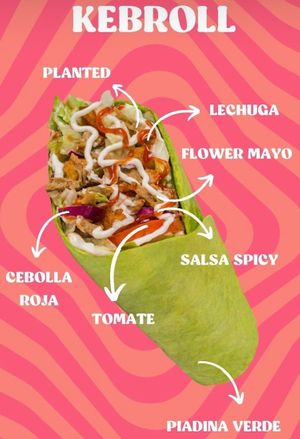  at Flower Burger in Madrid