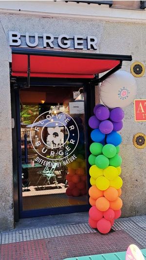 Entrada a Flower Burger Madrid at Flower Burger in Madrid