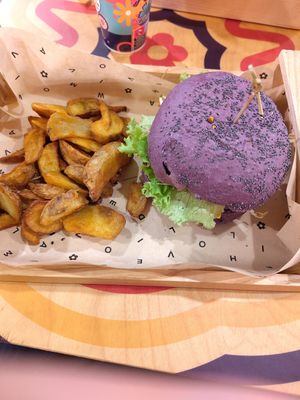  at Flower Burger in Madrid