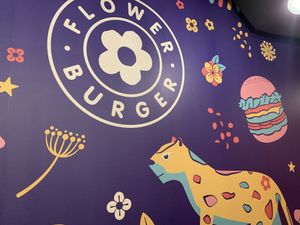   at Flower Burger in Madrid