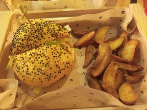  at Flower Burger in Madrid